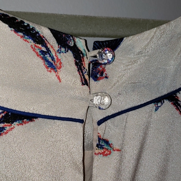 Modcloth Emily and Fin Bird Aviary Dress XS - Picture 5 of 5